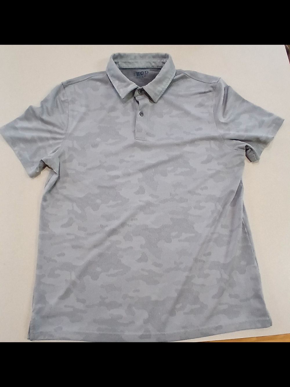 Izod Light Grey Camo Polo - Men's
